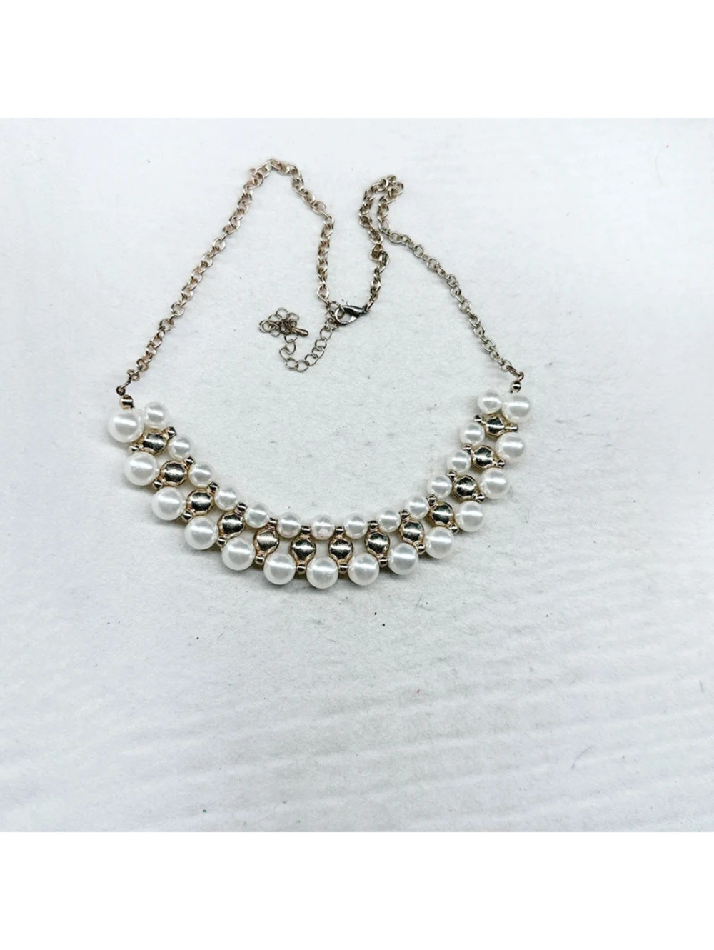 95a. Bling Goldtone Princess Necklace